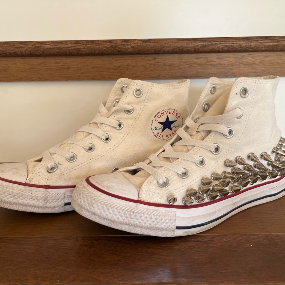 Converse All Star High-Top Sneakers with studs